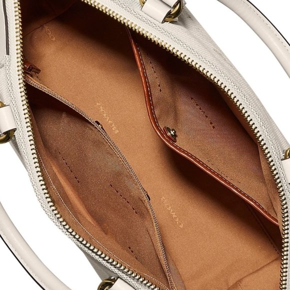 💗SOLD - SOLD ON AMAZ ⭐COACH Horse &Carriage Jacquard Elise Satchel 0669 - Picture 7 of 16